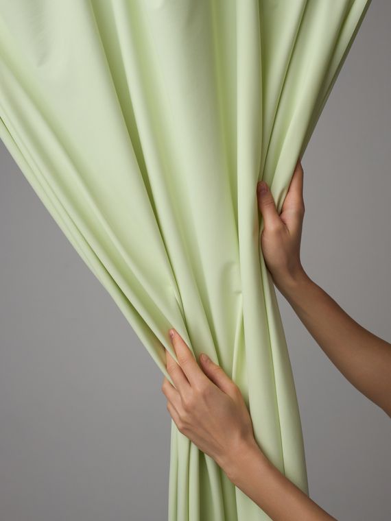 Микрофибра бельевая, эффект хлопка, Турция, лайм