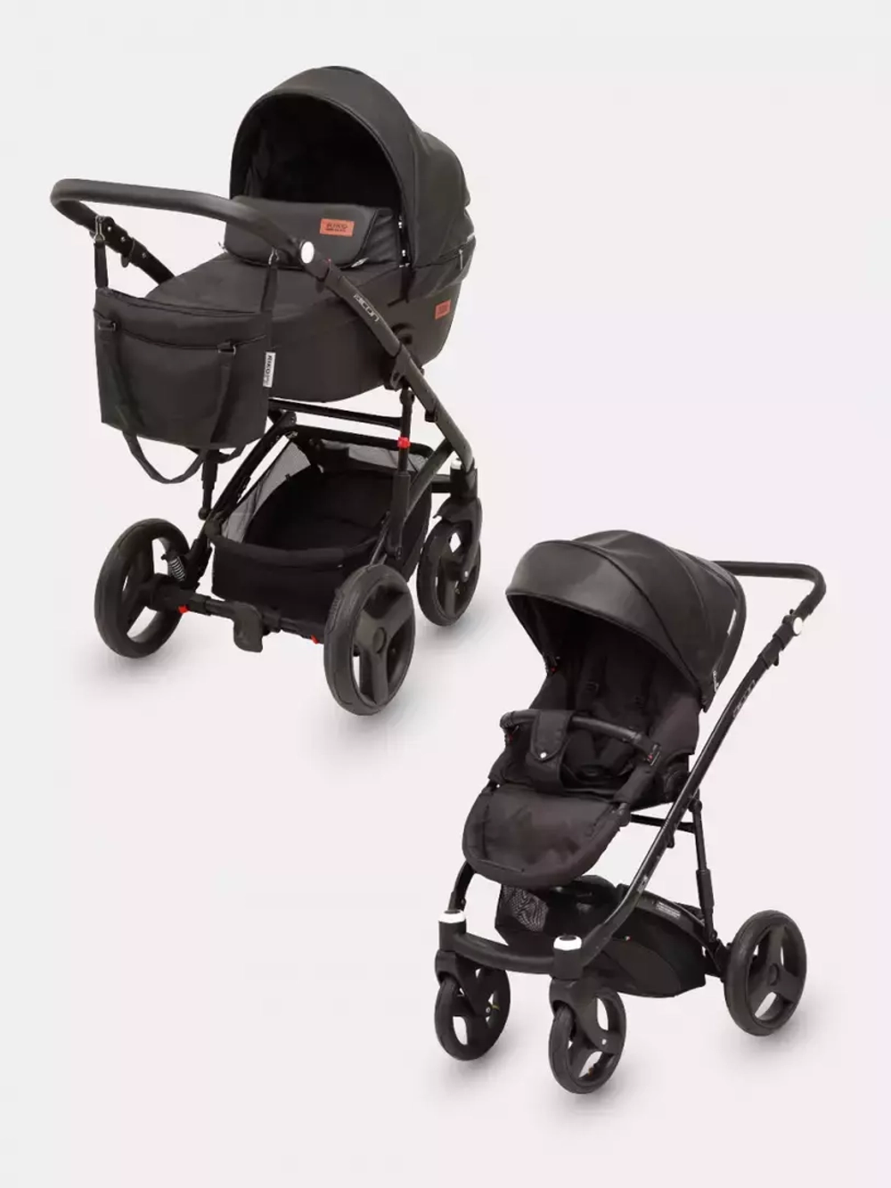 Коляска  AICON Ecco (2 в 1) 01 черный