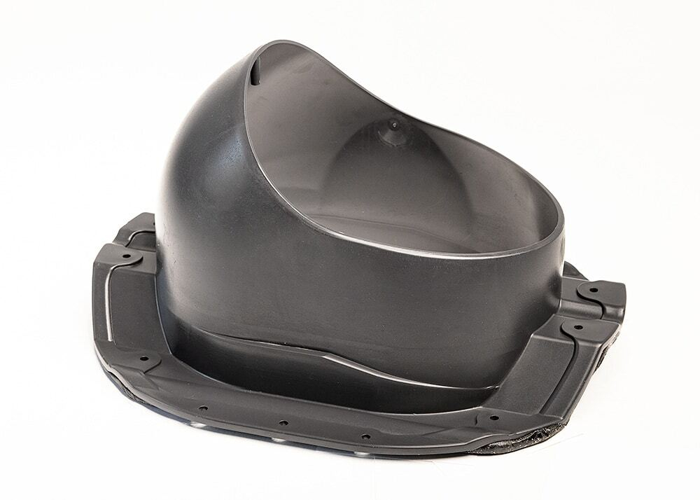 Нанодефлектор ND160 с манжетой, вент.выход 110 не утепленный, для профнастила 35 мм, серый