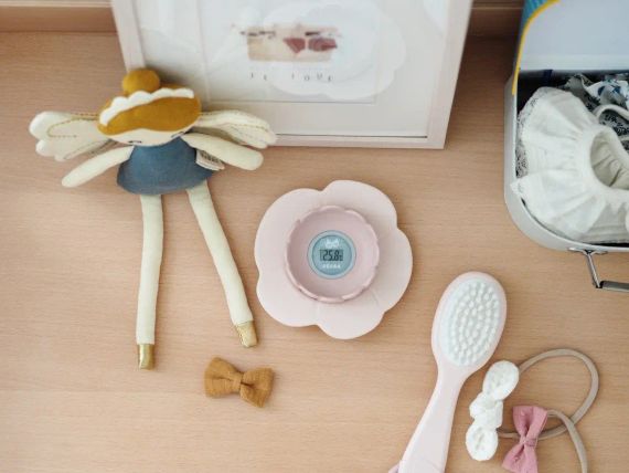 Цифровой термометр Beaba Lotus Old Pink