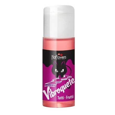 Жидкий вибратор HotFlowers Vibroquete, tutti-frutti, 12 ml