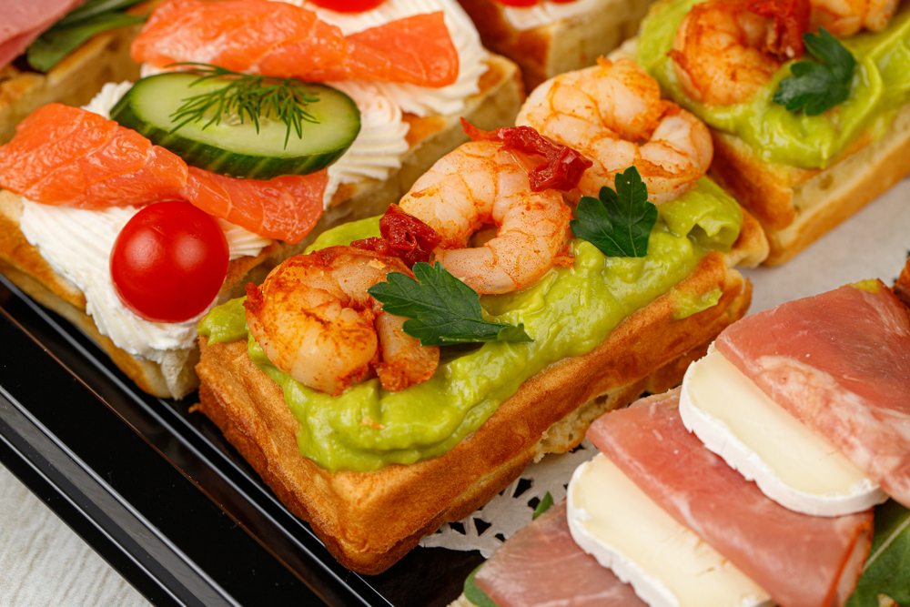 Платтер Бельгийские вафли фуршетные