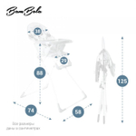 BAMBOLA Стул для кормления с перекидной столешницей Пингвин