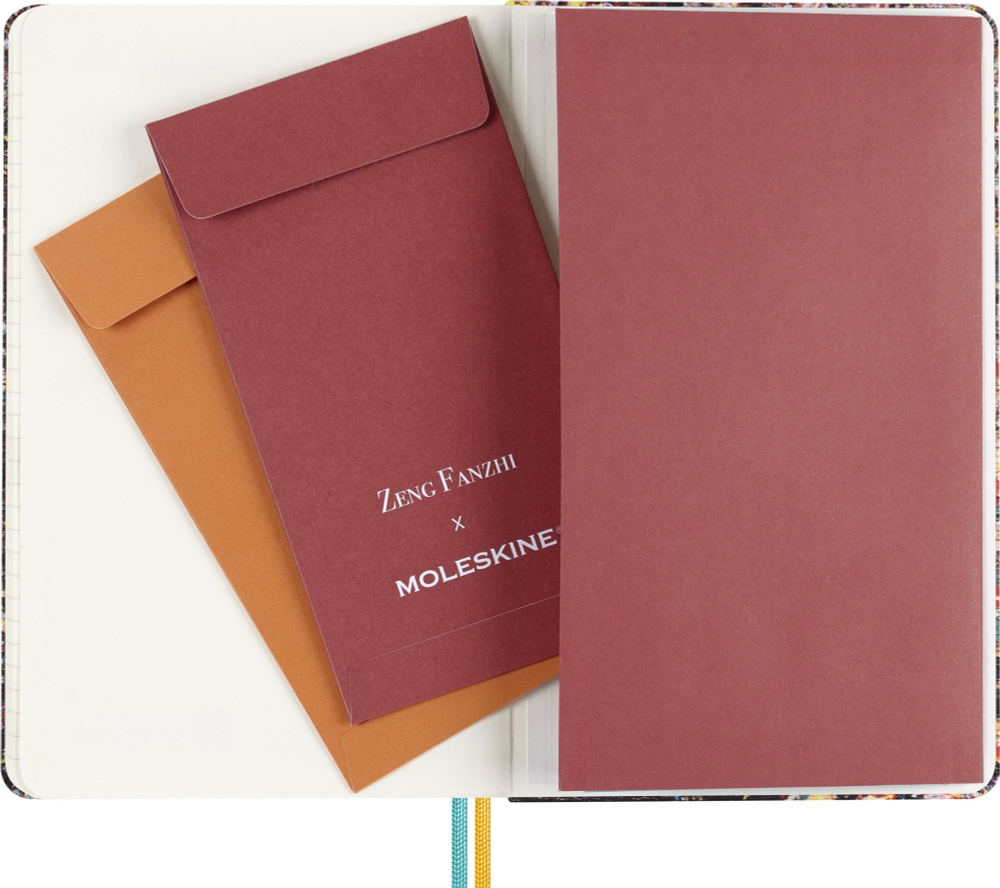 Блокнот Moleskine LE Year of the Dragon Large 130х210мм текстиль 176 стр линейка Zen (LECNYDRAGQP060ZFNB)
