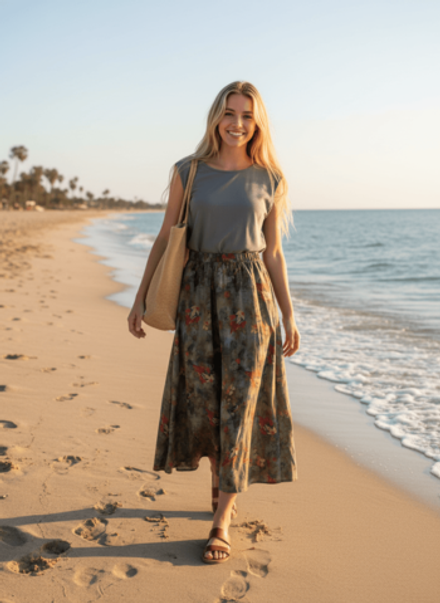 Юбка Льюис (зеленая) Ю15575-10М LT Collection