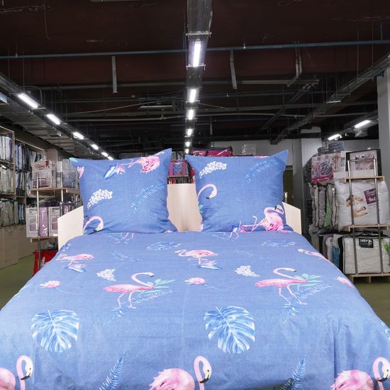 Простыня на резинке Айнур 120x200х30 , полисатин DOMTEKC