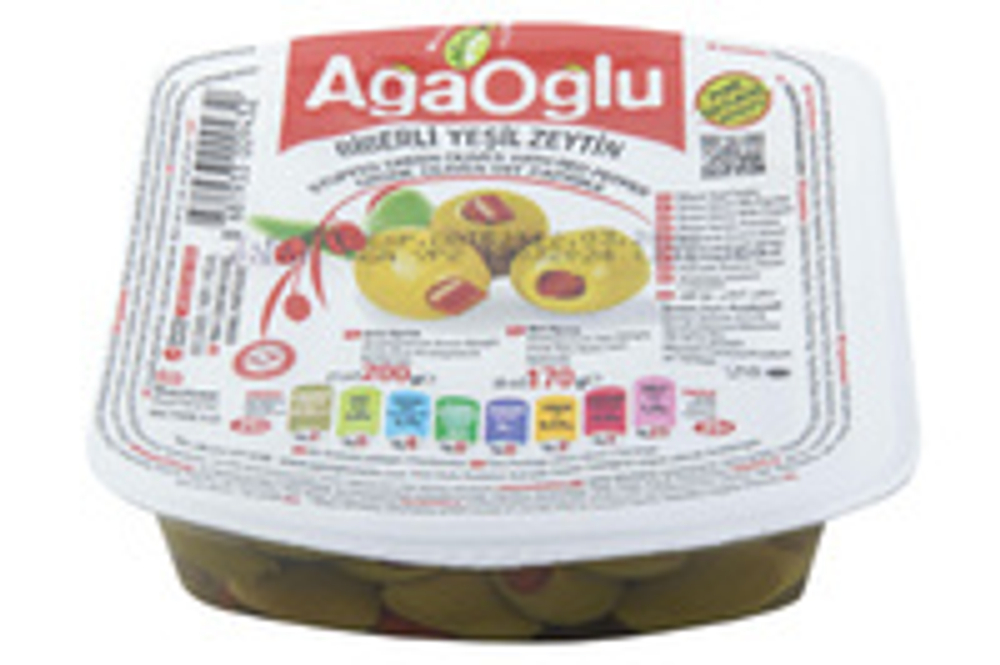 Оливке на гриле с перцем Agaoglu 200гр