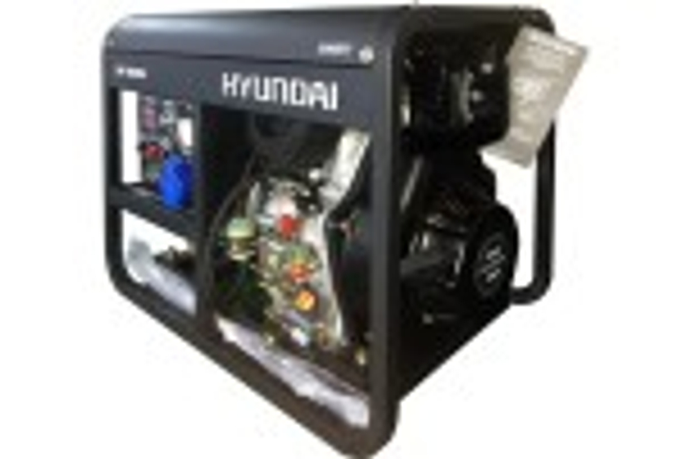 Генератор дизельный с воздушным охлаждением HYUNDAI DHY 8500LE открытая