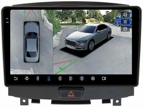 Магнитола для Infiniti EX35 2007-2009 - FarCar BX9-360-9693A монитор 9.5" 2K QLED на Android 13, Быстрая, CarPlay, 4G SIM-слот, 4 камеры в комплекте