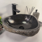 Раковина из речного камня RS-65178 41*37*15 0856