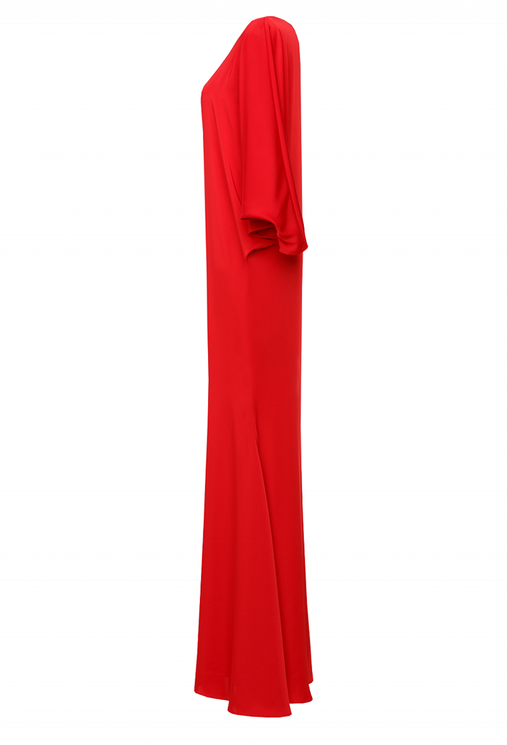 Вечернее платье красное с юбкой рыбка 31 -19FW