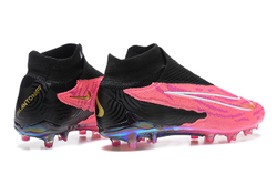 Бутсы Nike Phantom GX Elite FG (Черный+розовый)