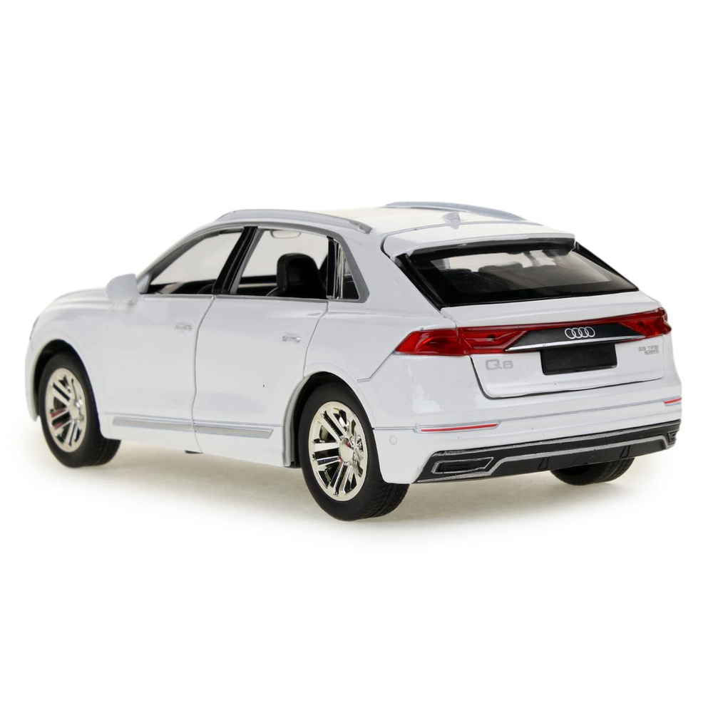 Модель ин. мет. "Внедорожник" 21см, свет-звук , двери, белый, коробка CZ114-R (Технопарк)