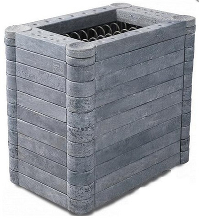 Электрическая печь SAWO NIMBUS COMBI NIMC-90NS-P (9 кВт, с парогенератором, выносной пульт, облицовка – талькохлоорит)