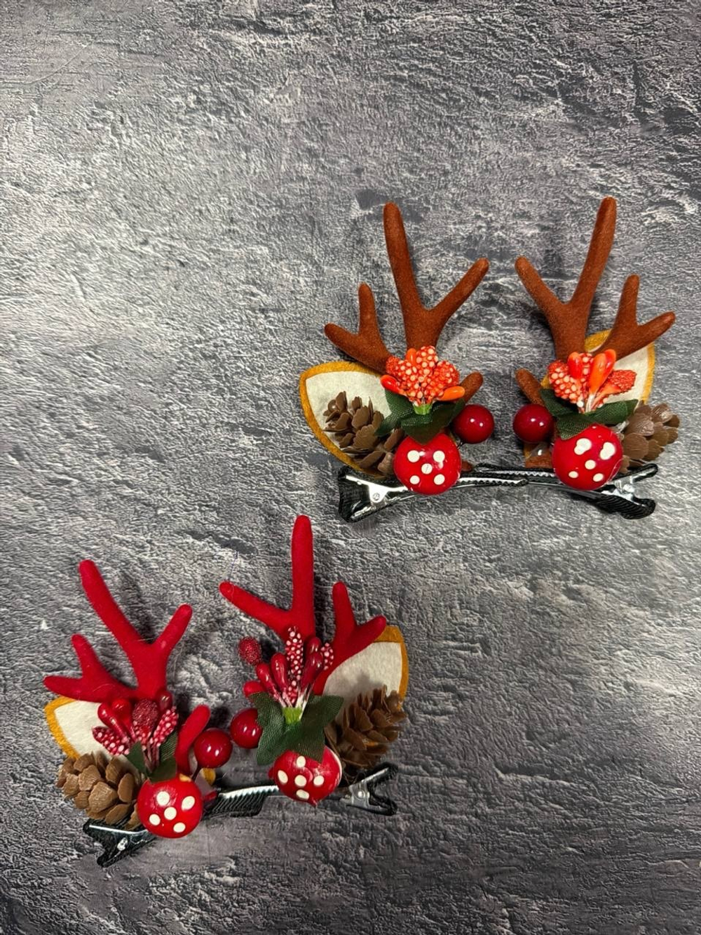 заколки "Рожки олененка"