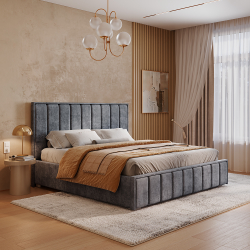 Кровать 1,8 м Мирабель КР-18 грифельный