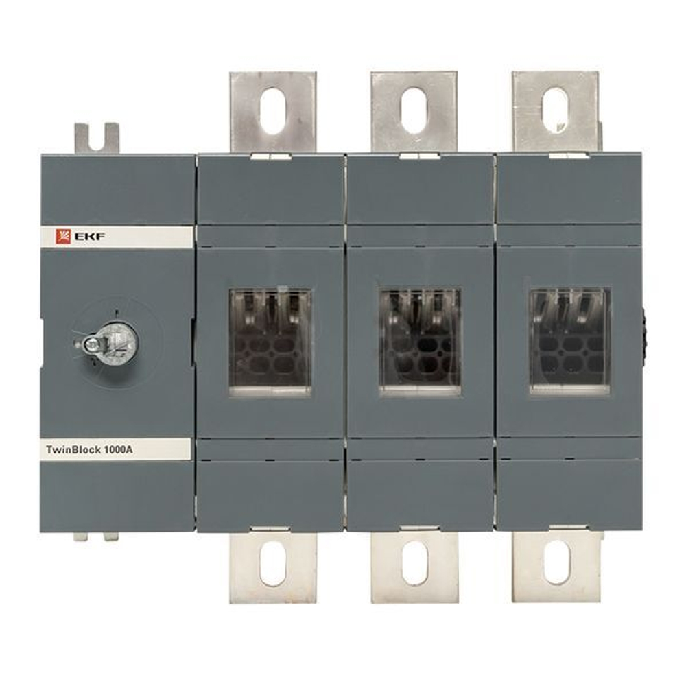 Рубильник 1000A 3P без рукоятки управления TwinBlock EKF