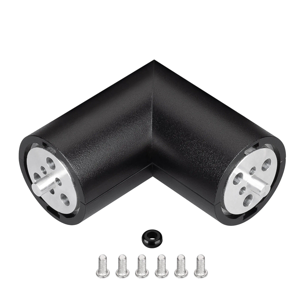 Соединитель профиля ROUND-D36-360-90 BLACK (Arlight, Алюминий) 050543