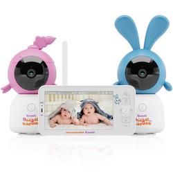 Видеоняня Ramili Baby RV100X2KROSHNUSHA Крошик и Нюша, Малышарики, с креплениями