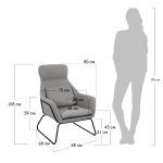 Кресло Bradex Home ARCHIE горчичный