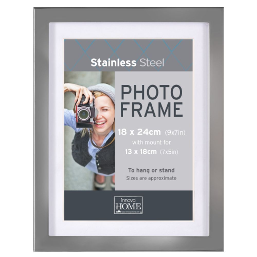 Innova PM09956 фоторамка 13*18cm Stainless Steel , серый, металл | Innova
