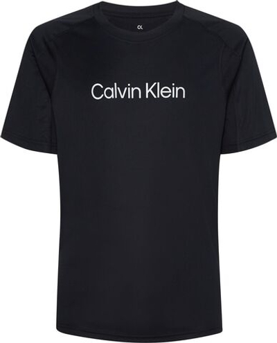 Мужская теннисная футболка Calvin Klein SS T-shirt - black