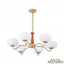 Подвесная люстра Arte Milano AM-Napoli 310166/D780/6 BS/WD