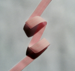 Бейка матовая нежно розовая 15 мм