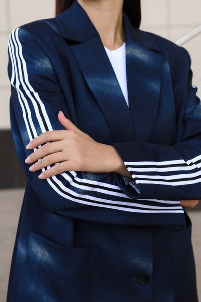 Брючный костюм синий &quot;Адидас&quot;