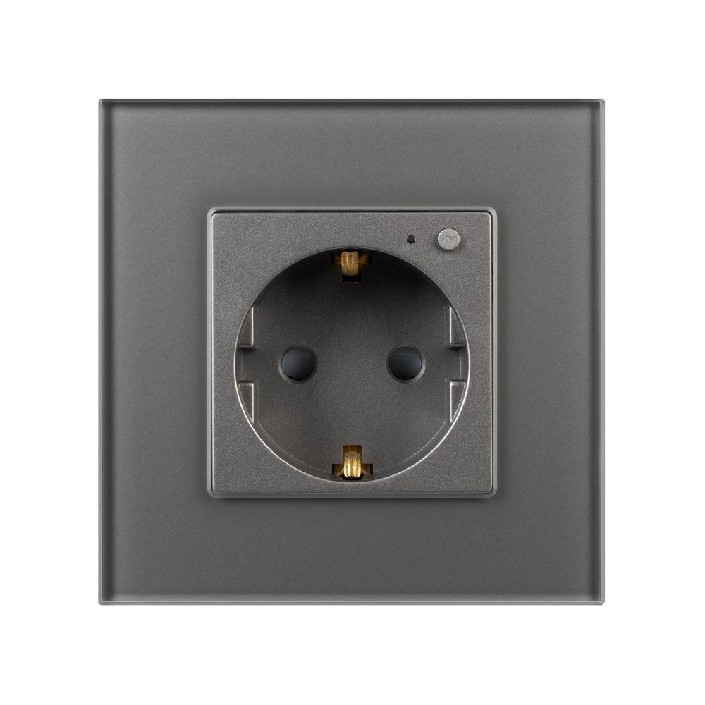 Розетка электрическая с Zigbee управлением SCT-OMALI-EUZB1-PL-GR (240V, 16A, Zigbee) (Arlight, -) 050101