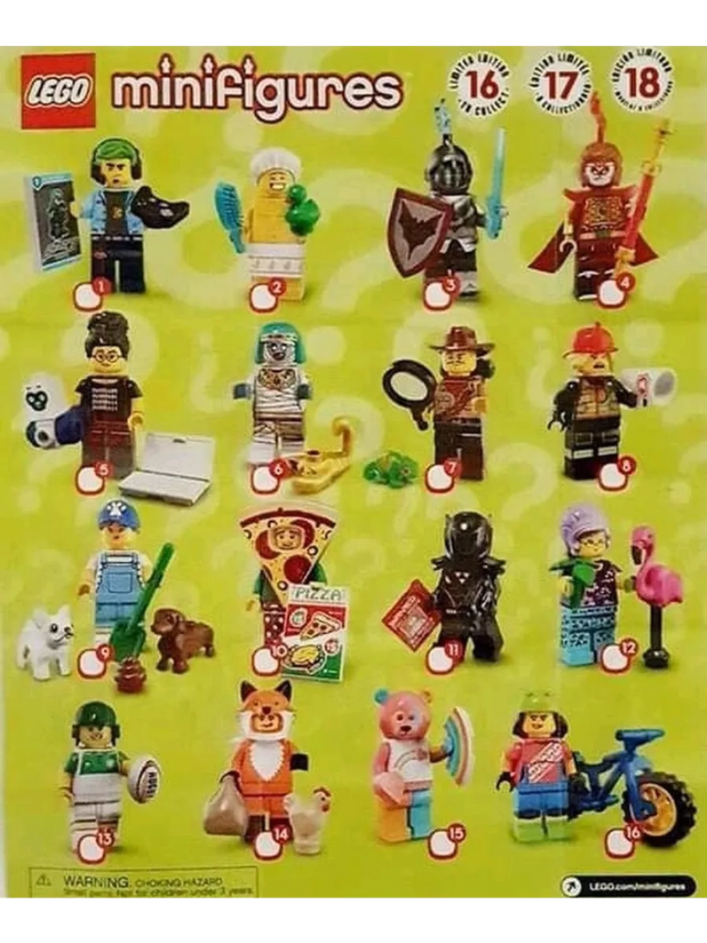 LEGO Minifigures 71025 series 19 серия Пожарница