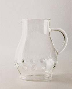 Zara Home кувшин из боросиликатного стекла, цвет прозрачный, 21 см