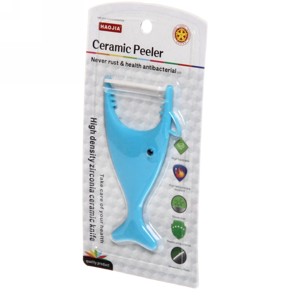 Овощечистка поперечная с керамическим лезвием «Кит»