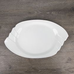 Блюдо " " 30*21*3,5см. (min5) (фарфор) (транспортная упаковка)