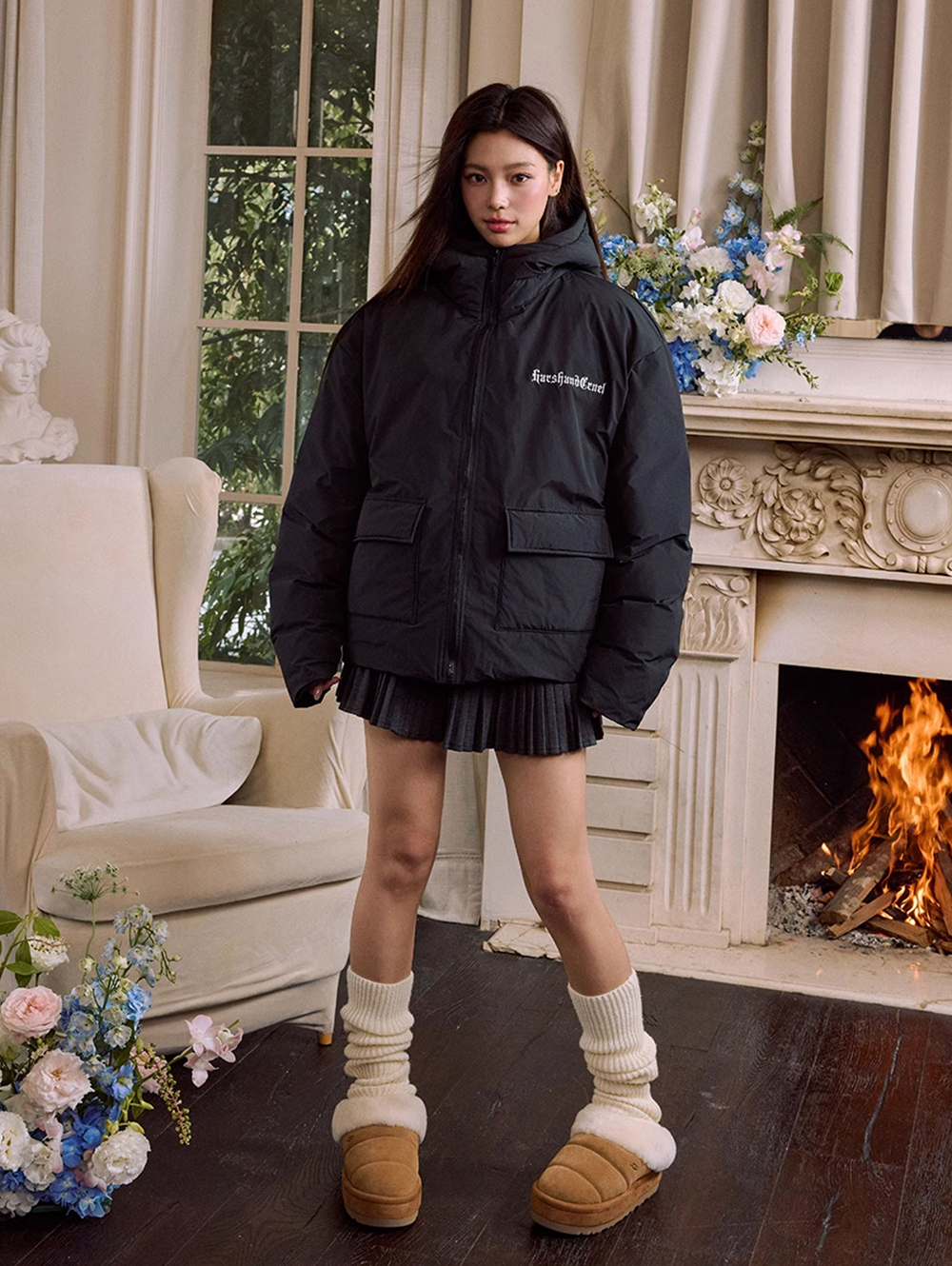 Куртка HARSHandCRUEL x SANRIO "Kuromi" Devil Horns Jacket