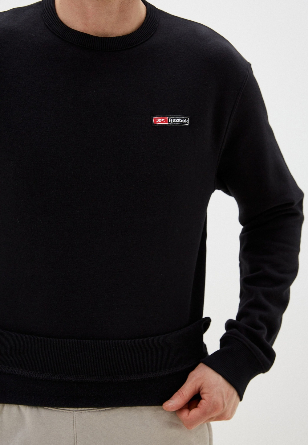 Толстовка мужская REEBOK RI LOGO MASH UP CREW