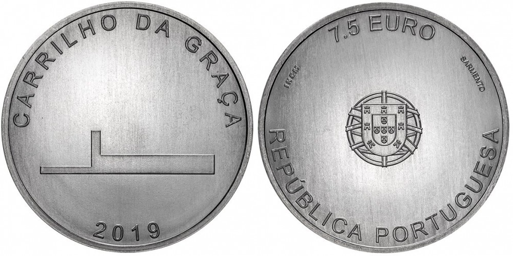 Португалия 7,5 евро, 2019 Жуан Луиш Каррильо да Граса aUNC