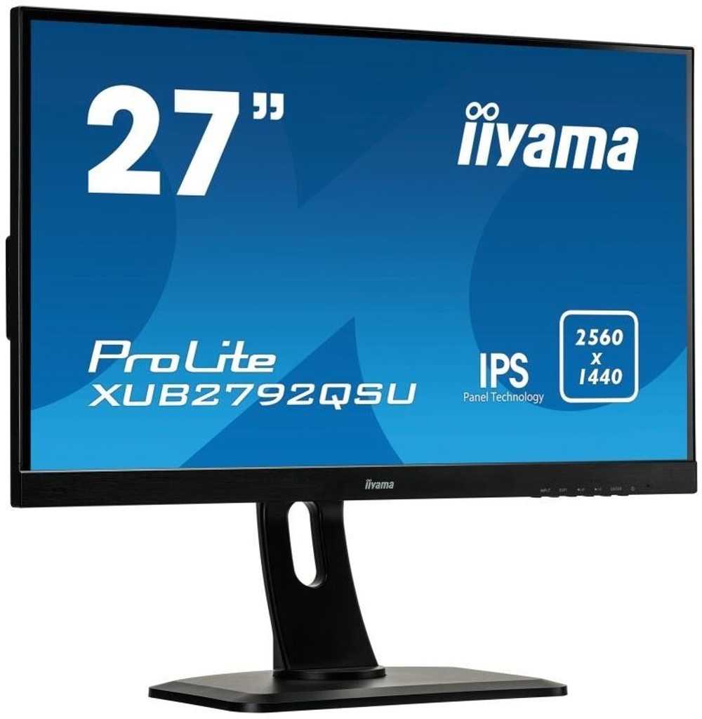 Монитор Iiyama 27;; ProLite XUB2792QSU-W1 2560x1440 IPS LED 75Гц 5ms DVI HDMI DisplayPort