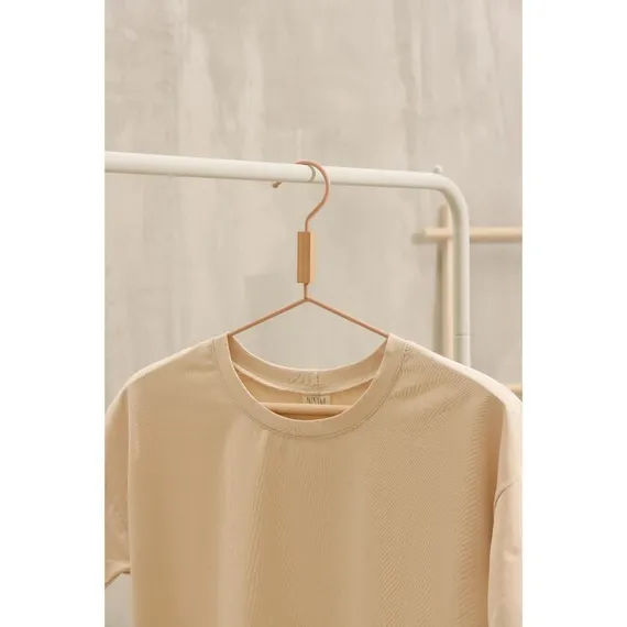 Вешалка для одежды с усиленными плечиками SAVANNA Wood, 42×22×3,2 см, цвет розовый