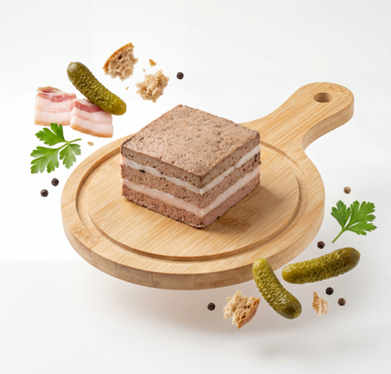 Паштет печеночный слоеный с сальцем, Гродненский МК