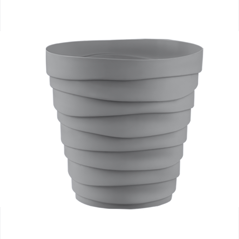 Кашпо "Бархан" (2,25л) Цв. Серый жемчуг