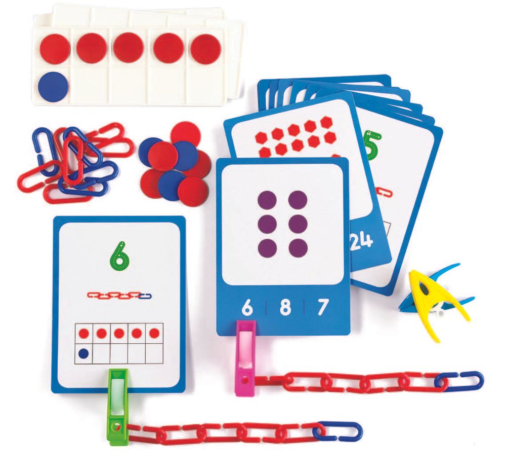 Звенья счетные «Изучаем цифры». Набор учебно-игровой.