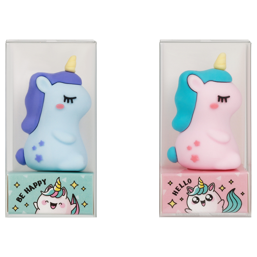 Точилка MESHU, "Unicorn", 1 отверстие, ассорти