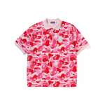 A Bathing Ape Abc Camo Pile Jacquard Relaxed Fit Polo Shirt