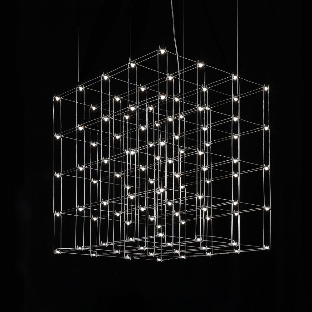 Подвесная Люстра Quasar Cosmos Square Led Pendant Light 80/80/80 By Imperiumloft