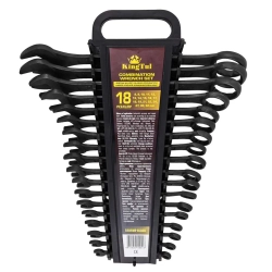 Набор ключей комбинированных 18пр. KINGTUL KT-5181MP Black