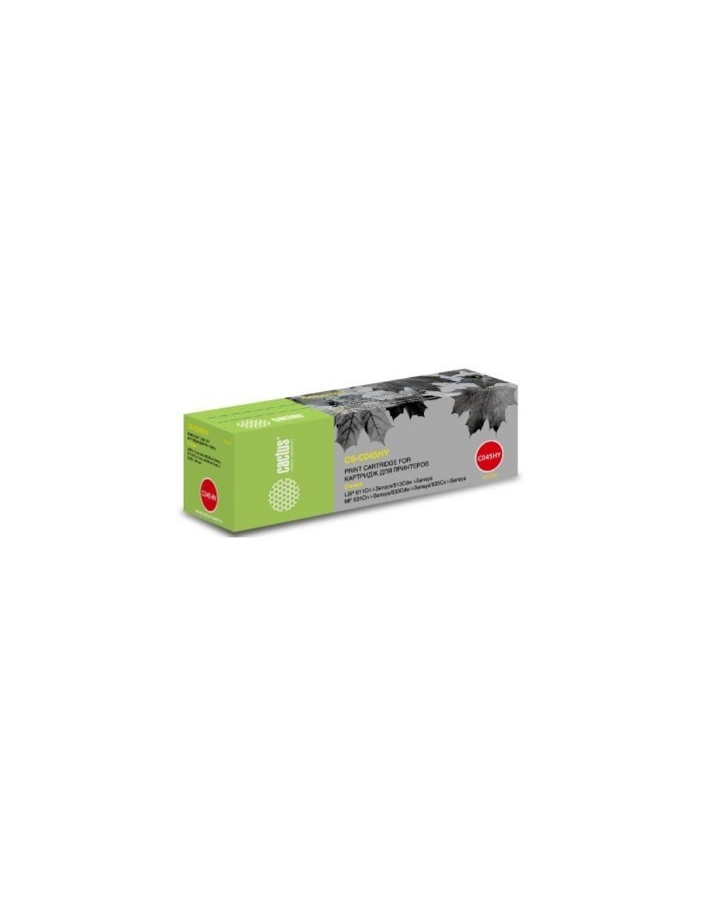 Тонер Картридж Cactus CS-C045HY желтый (2200стр.) для Canon LBP 611Cn/613Cdw/631Cn/633Cdw/635Cx
