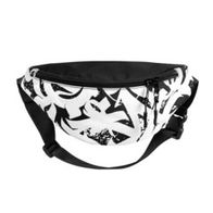 Поясная сумка ТАЙНА BLOCK-FULL x ЗУКО паттерн белый