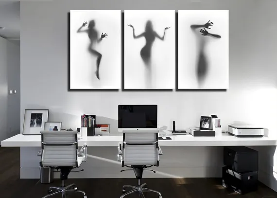 Модульная картина "Игра теней"