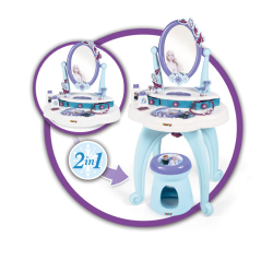 Детский туалетный столик 2в1 Smoby 320244 Холодное сердце для девочки от 3 лет — фото 5